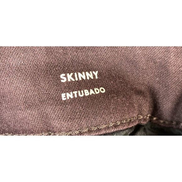 Universal Thread Plus 14W 14 Plum Skinny Jeans Smooth Sculpts Stretch New B80 - Picture 7 of 9